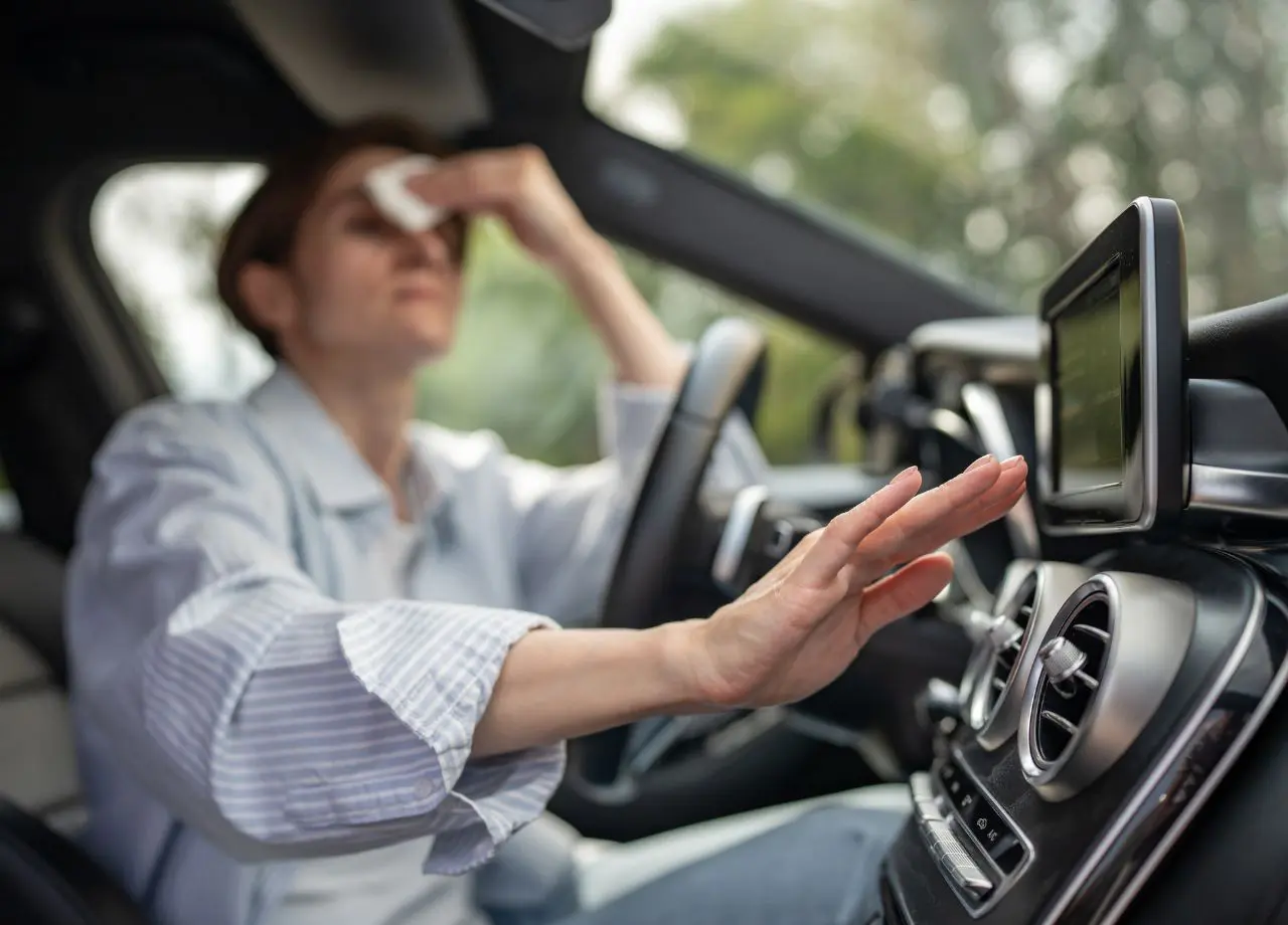 Schwitzt du noch oder klebst du schon? Was Autofahrer zum Schutz vor Sommerhitze tun können